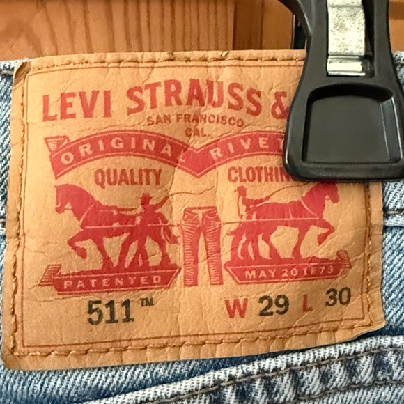 Levi's Sky Blue Denim Jeans - Picture 3 of 7